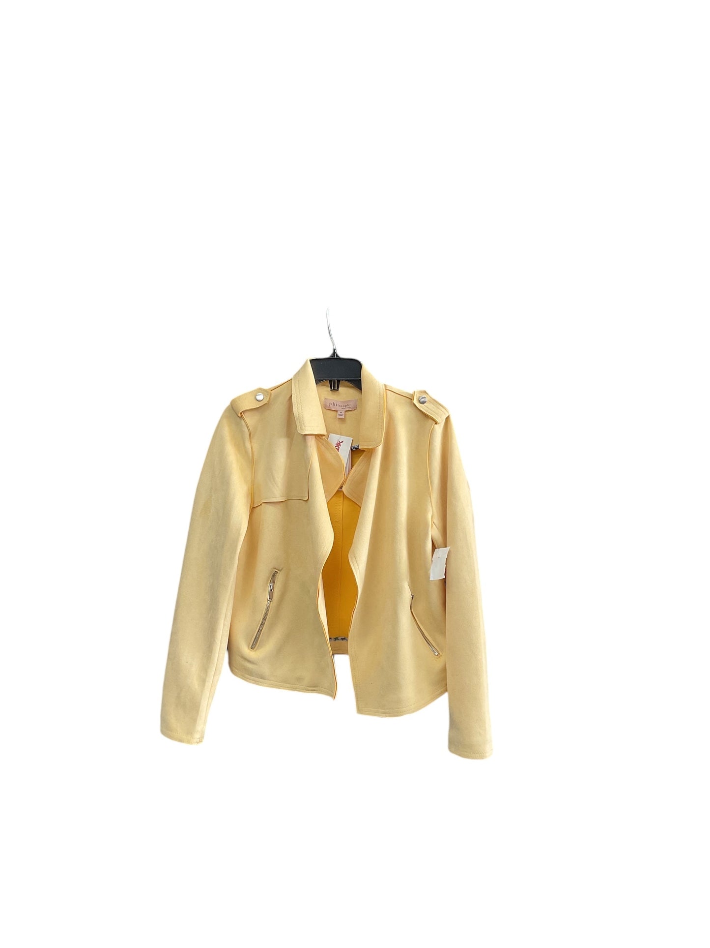 Blazer By Philosophy In Yellow, Size: M