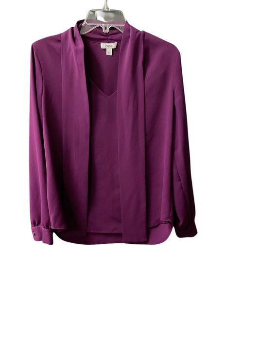 Top Long Sleeve By Bar Iii In Purple, Size: L