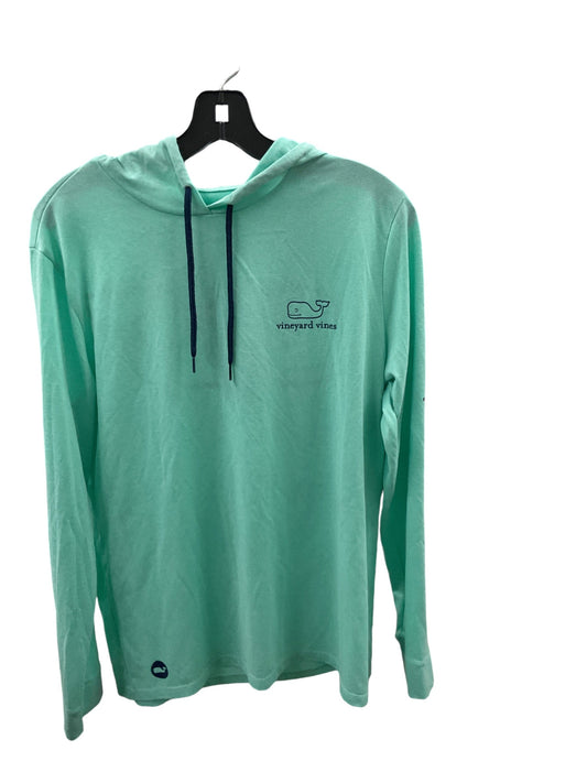 Athletic Top Long Sleeve Hoodie By Vineyard Vines In Green, Size: S