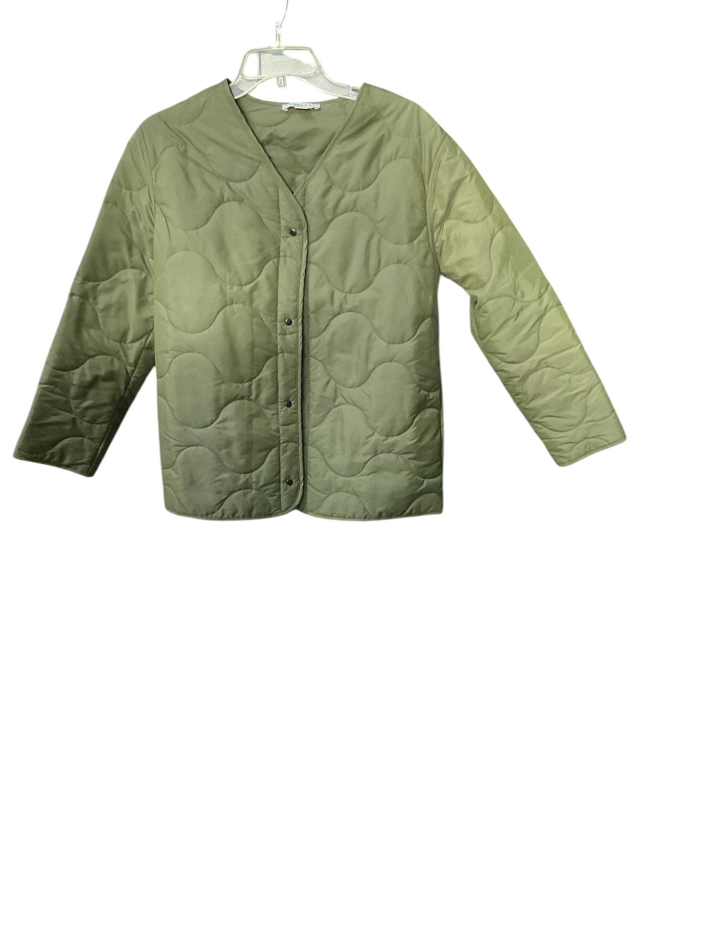 Jacket Puffer & Quilted By Favlux In Green, Size: M