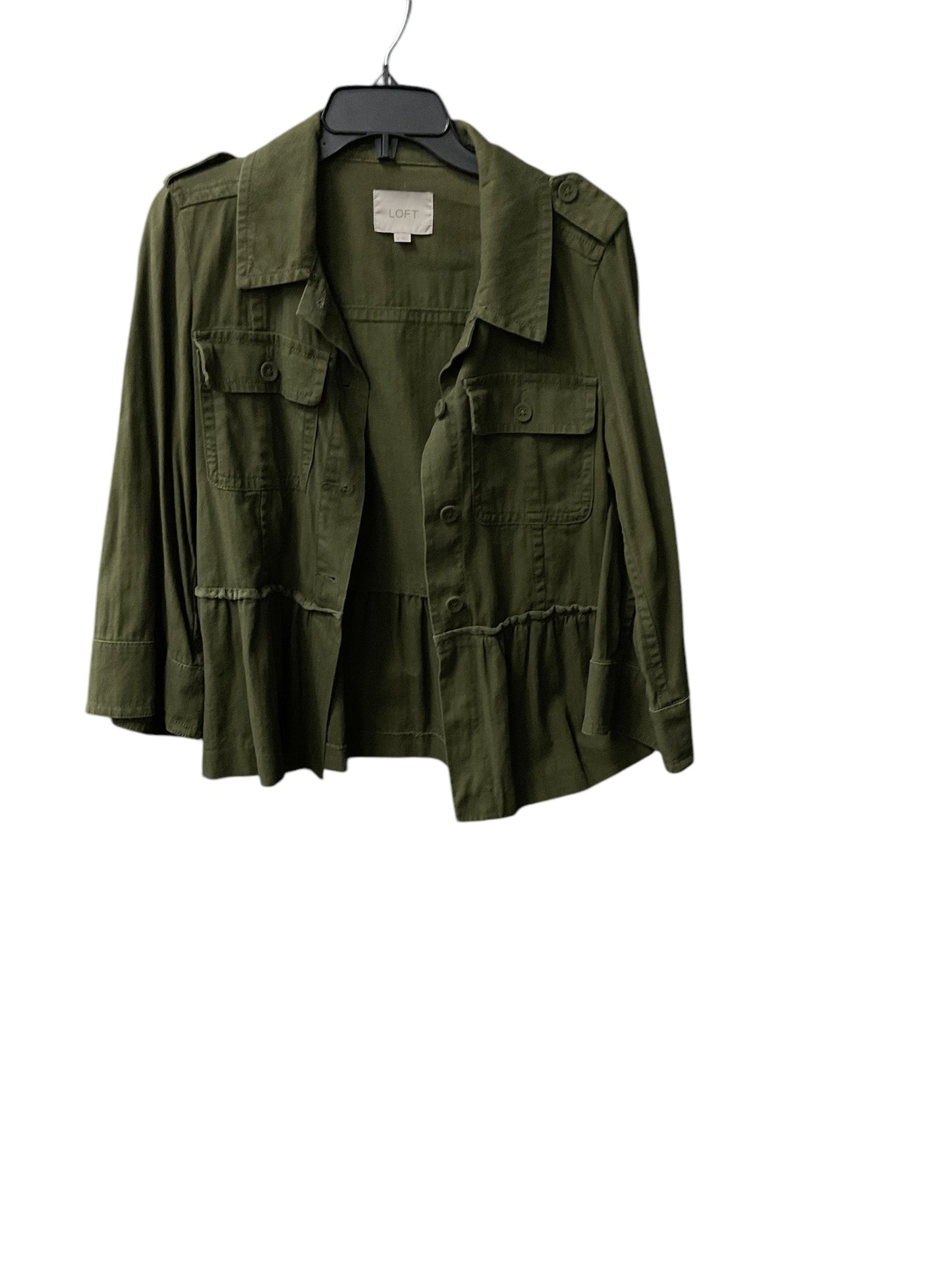 Jacket Other By Loft In Green, Size: M