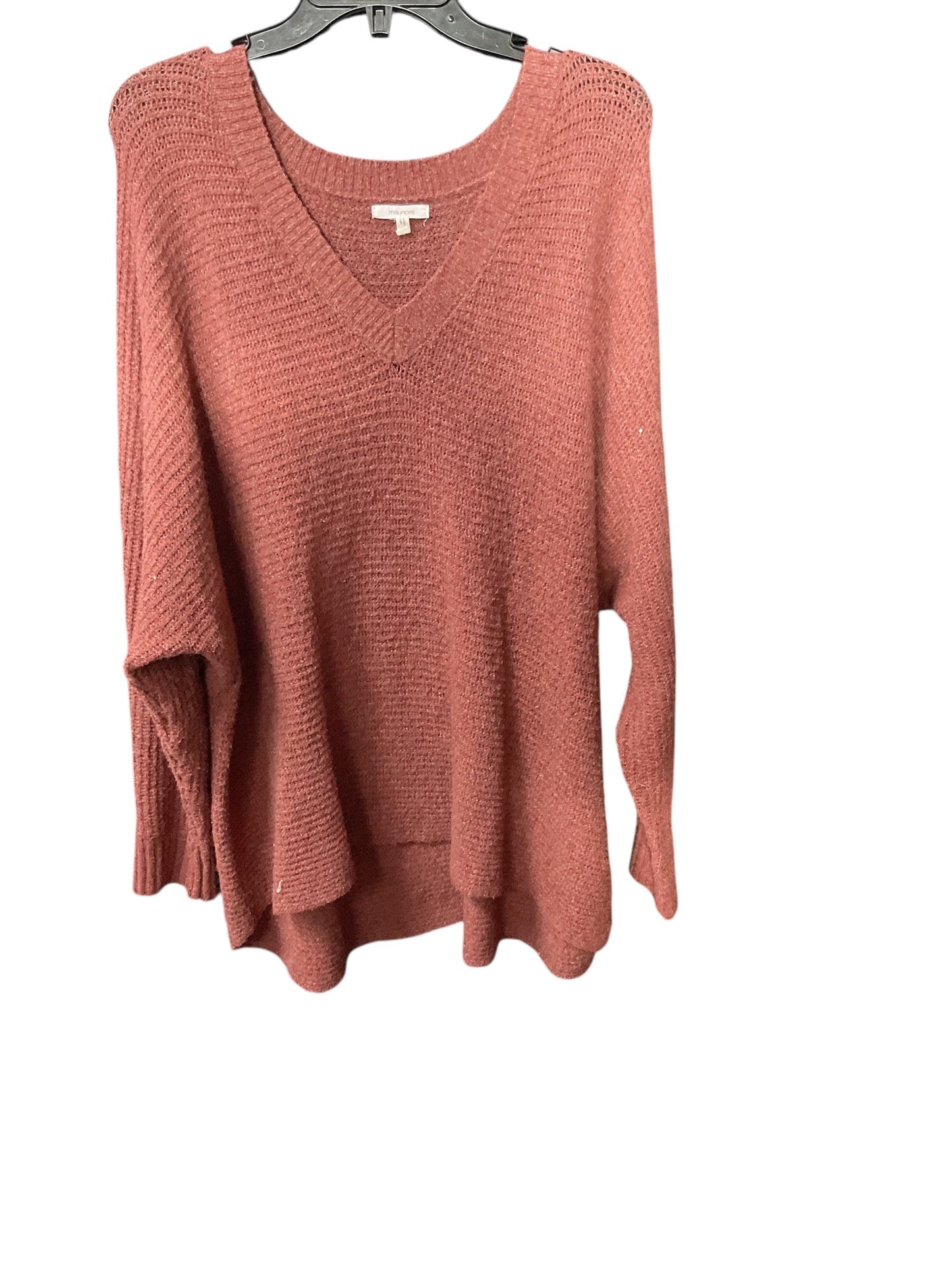 Sweater By Maurices In Red, Size: 2x