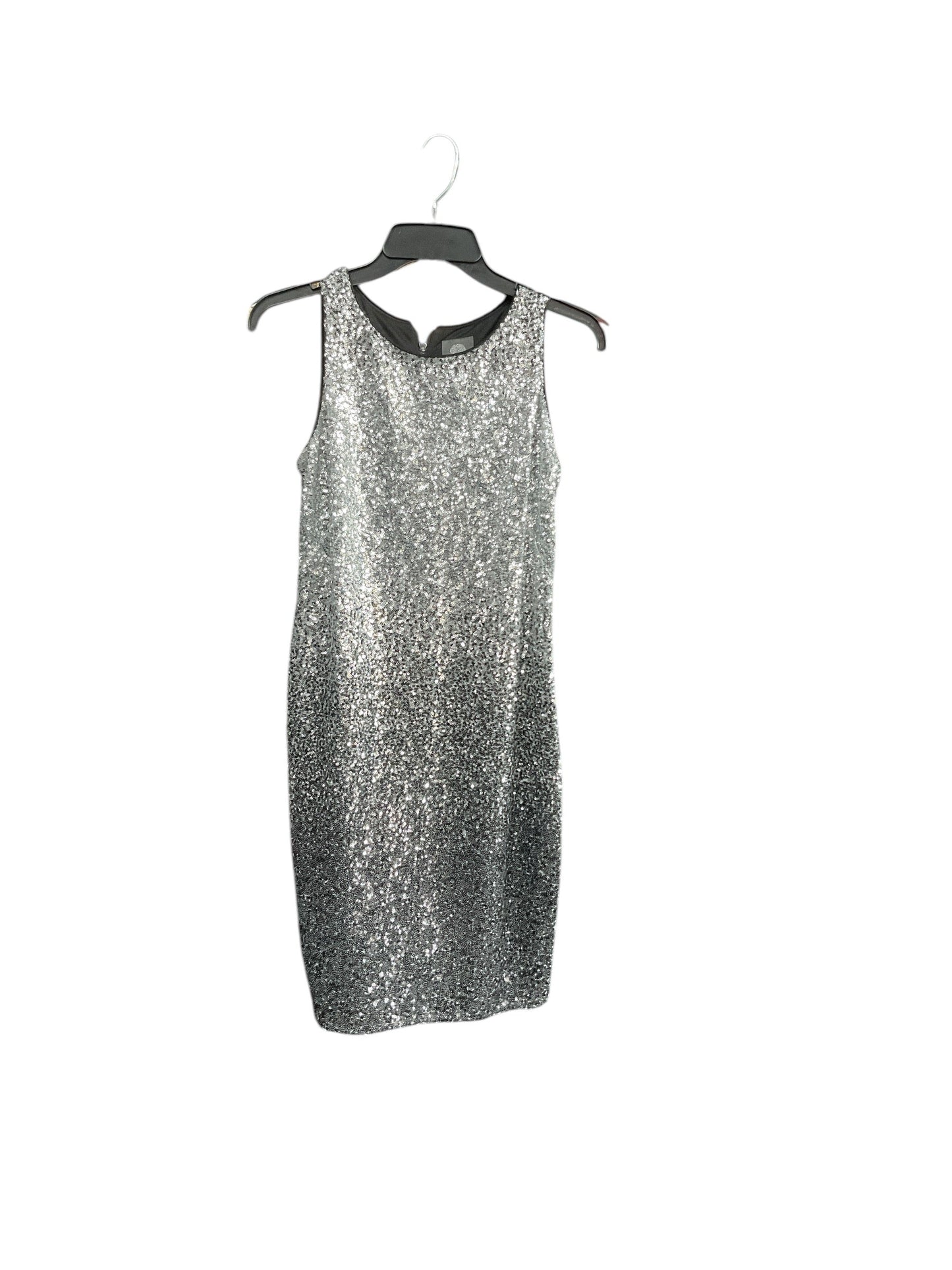 Dress Party Short By Vince Camuto In Silver, Size: Petite   S