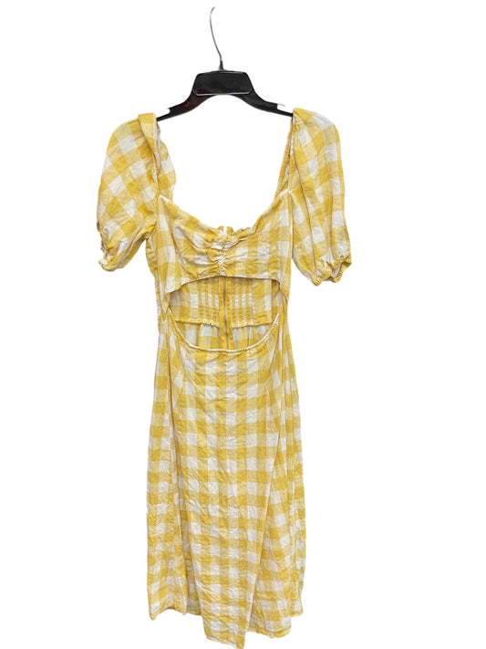 Dress Casual Maxi By Reformation In Yellow, Size: 10