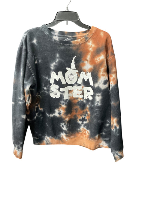 Sweatshirt Crewneck By Clothes Mentor In Tie Dye Print, Size: M