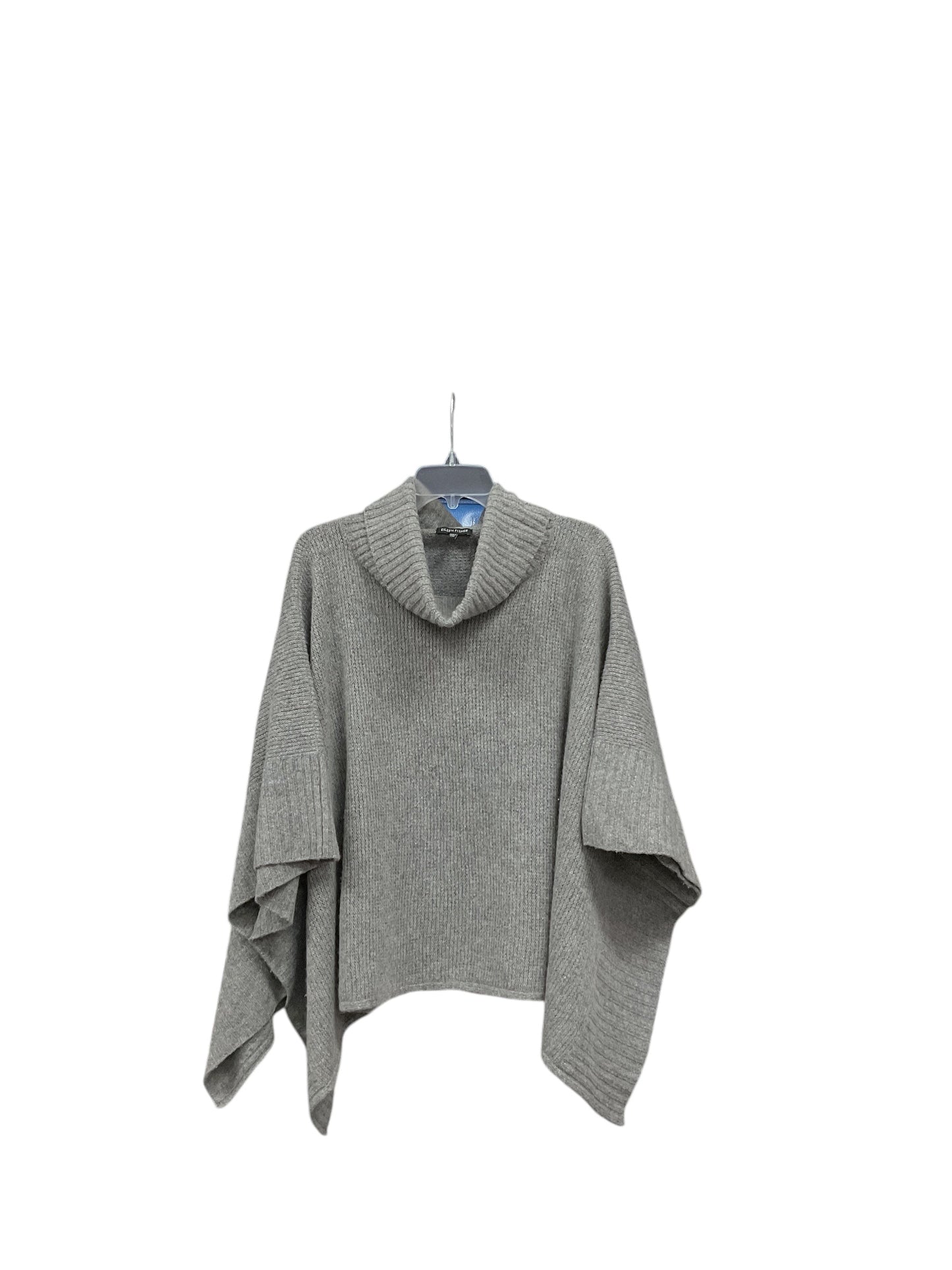 Poncho By Eileen Fisher In Grey, Size: 0