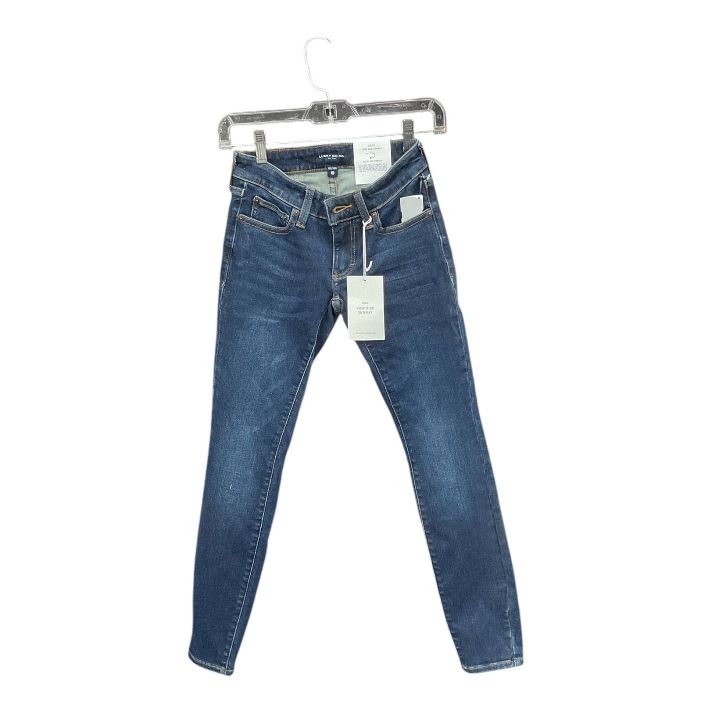 Jeans Skinny By Lucky Brand In Blue Denim, Size: 00