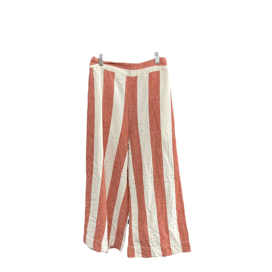 Striped Pattern Pants Wide Leg Madewell, Size S