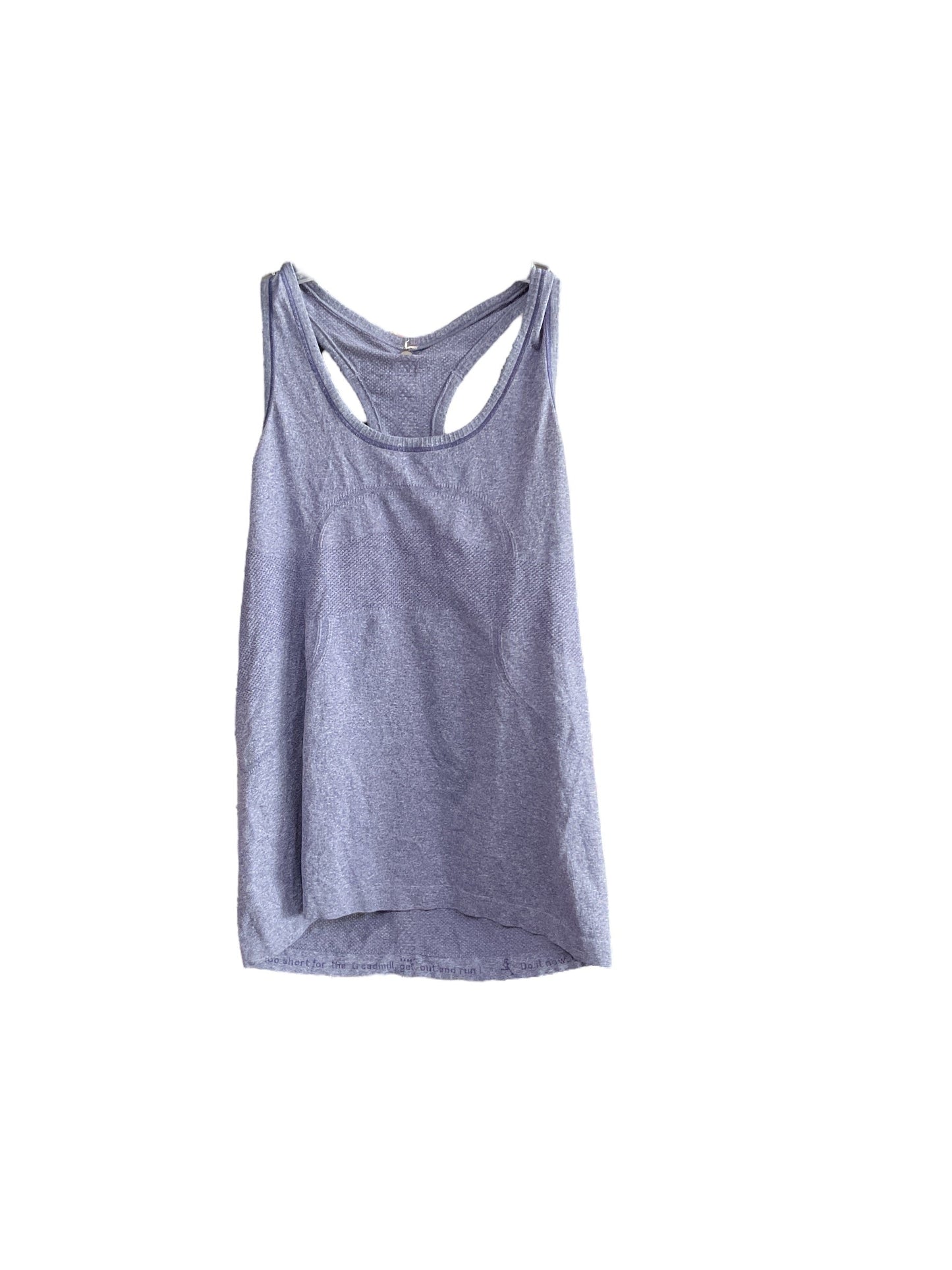 Athletic Tank Top By Lululemon In Blue, Size: 10