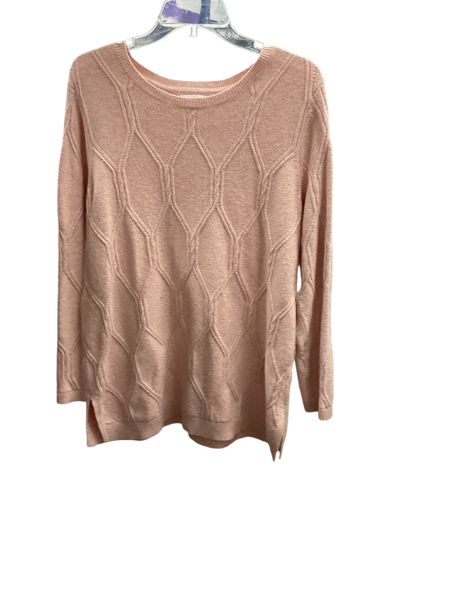 Sweater By J Jill In Pink, Size: L