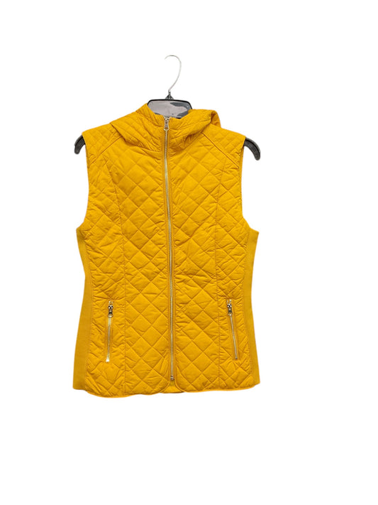 Vest Puffer & Quilted By New York And Co In Mustard, Size: S