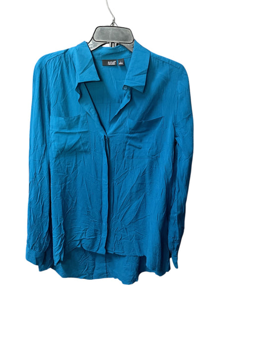 Top Long Sleeve By Ana In Blue, Size: L