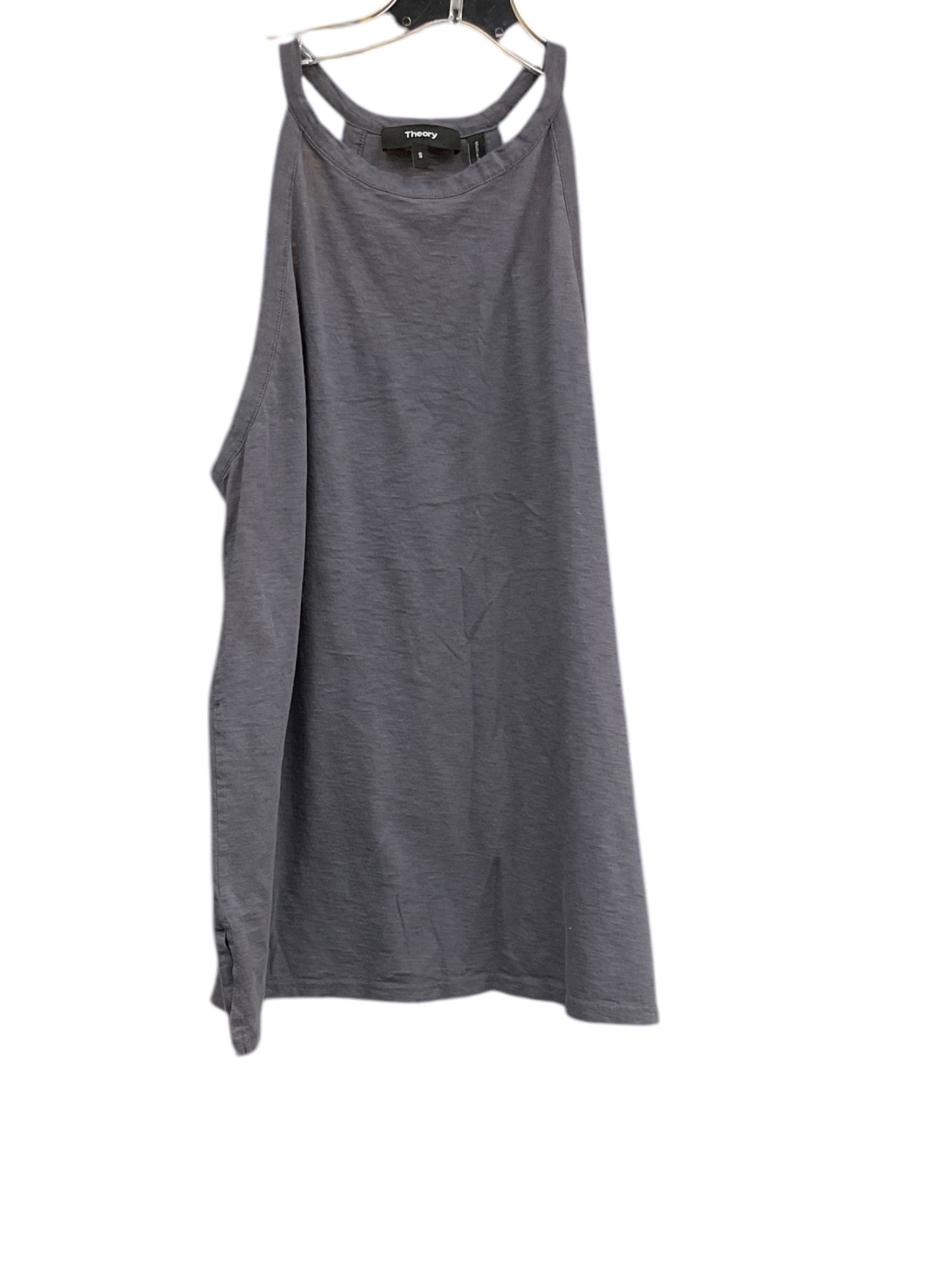 Top Sleeveless By Theory In Grey, Size: S