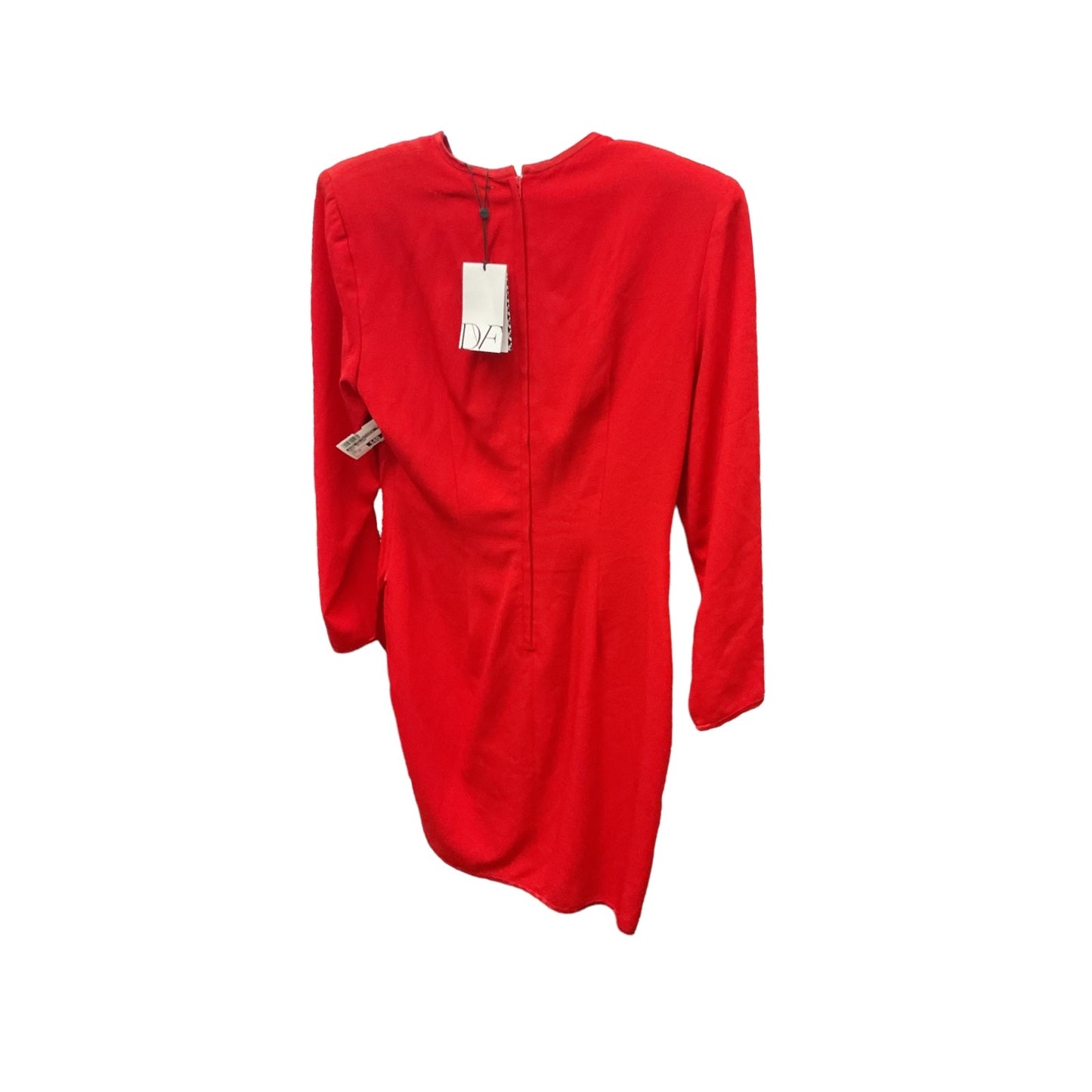 Red Dress Designer Diane Von Furstenberg, Size 14