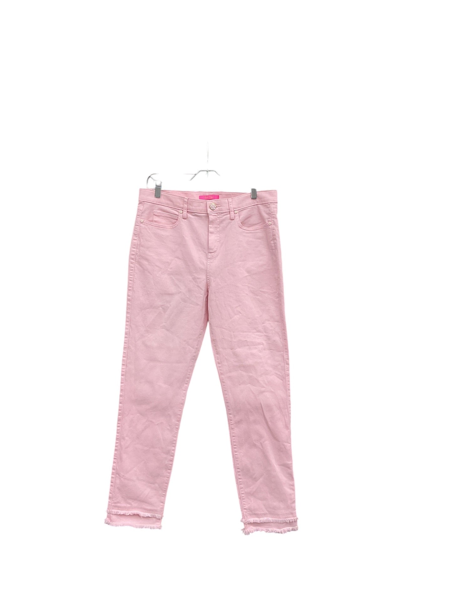 Jeans Designer By Lilly Pulitzer In Pink, Size: 12