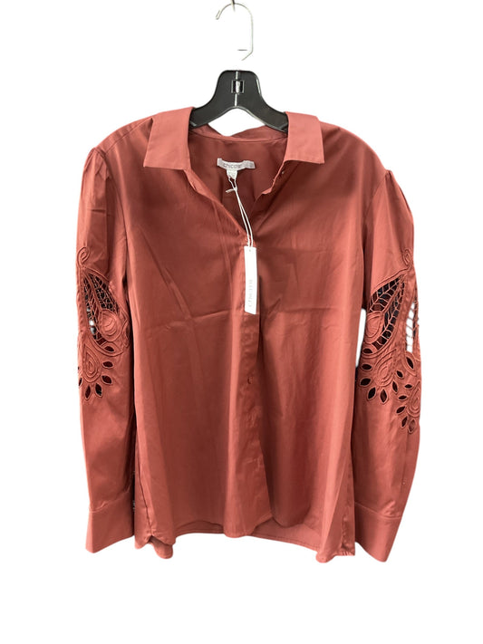 Top Long Sleeve By Chicos In Red, Size: L