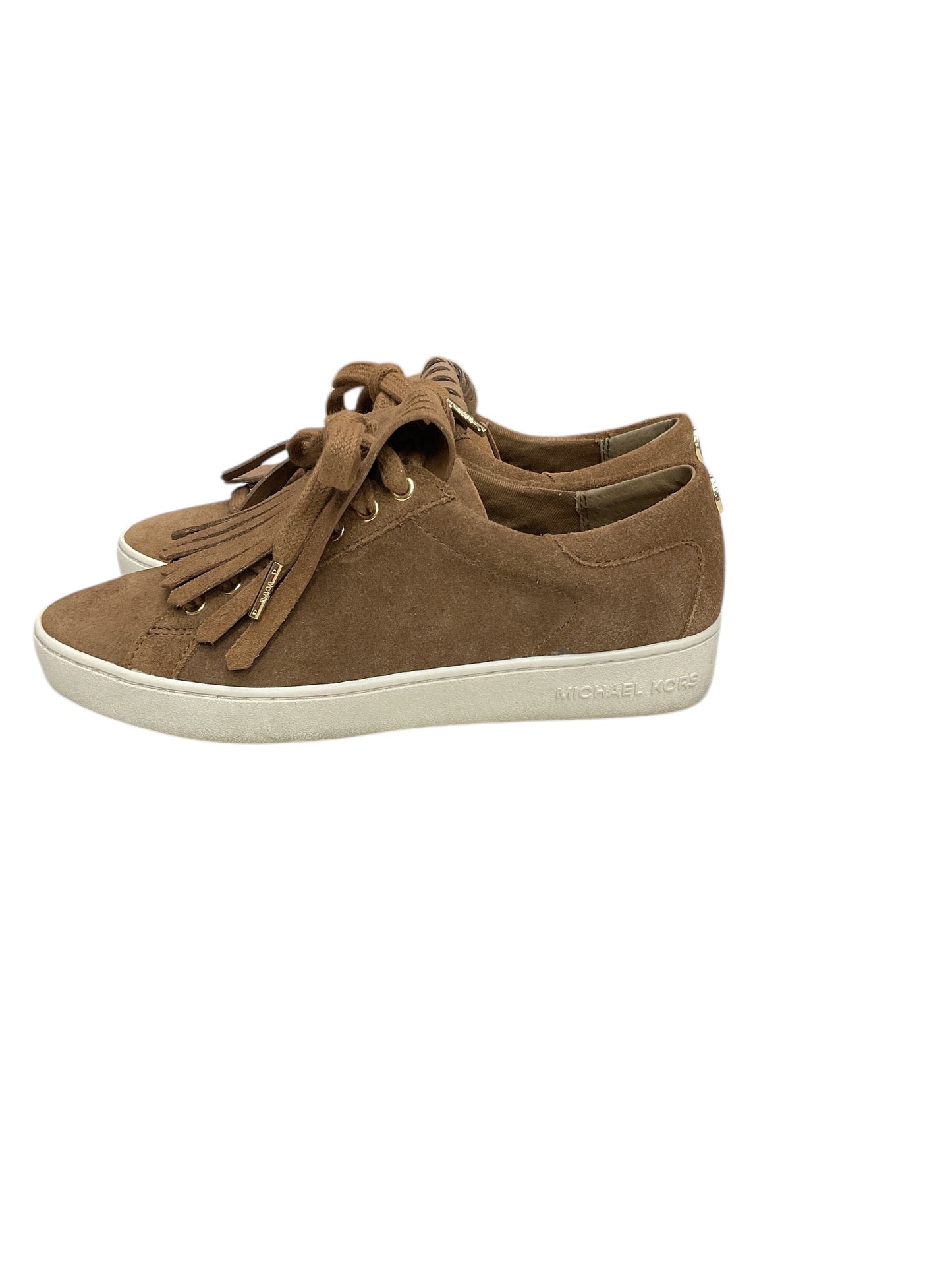 Shoes Sneakers By Michael Kors In Brown, Size: 7