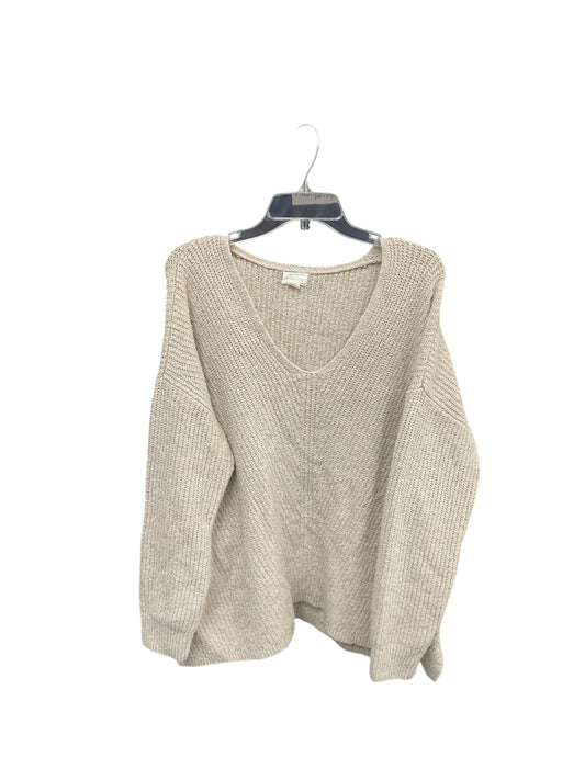 Sweater By Caslon In Beige, Size: 2x