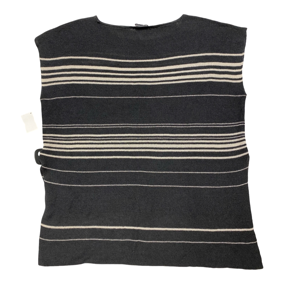 Top Ss Designer By Eileen Fisher In Grey, Size:M