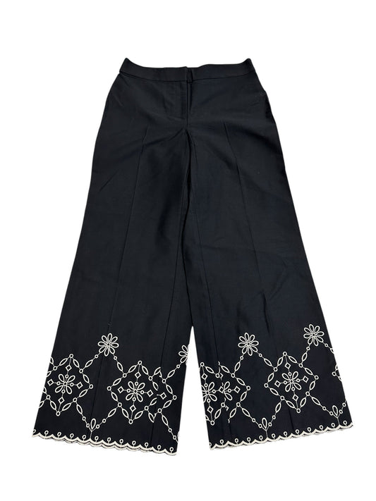Pants Wide Leg By Ann Taylor In Black & White, Size:2