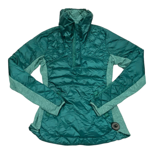 Athletic Jacket By Lululemon In Green, Size:6