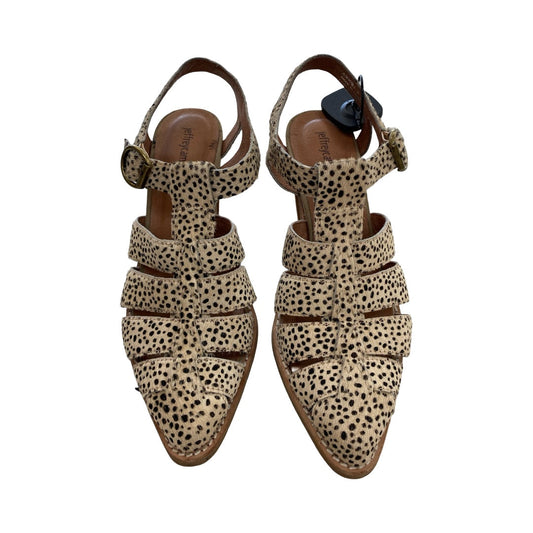 Boots Ankle Heels By Jeffrey Campbell In Leopard Print, Size:9.5