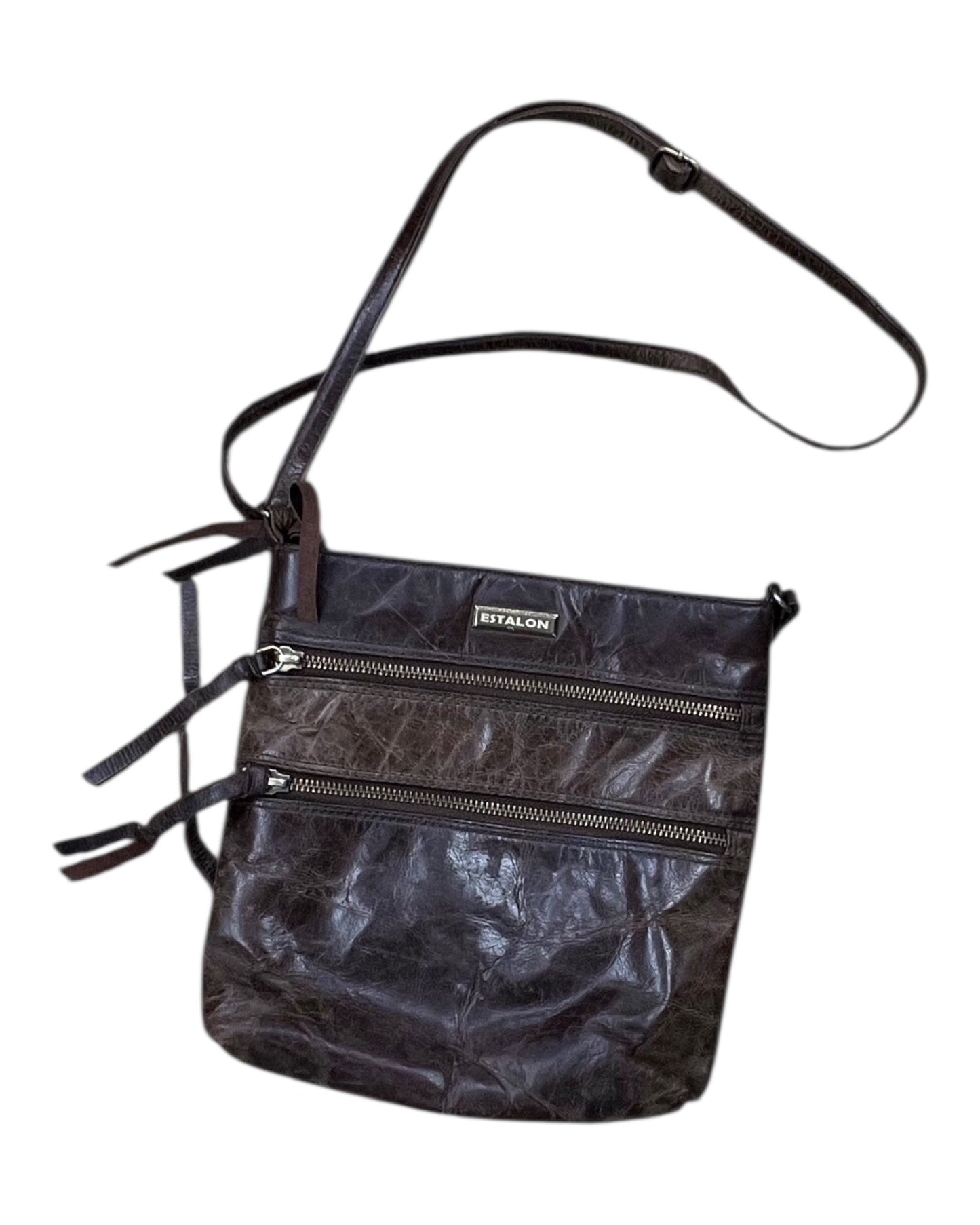 Crossbody By Clothes Mentor In Brown, Size:Small