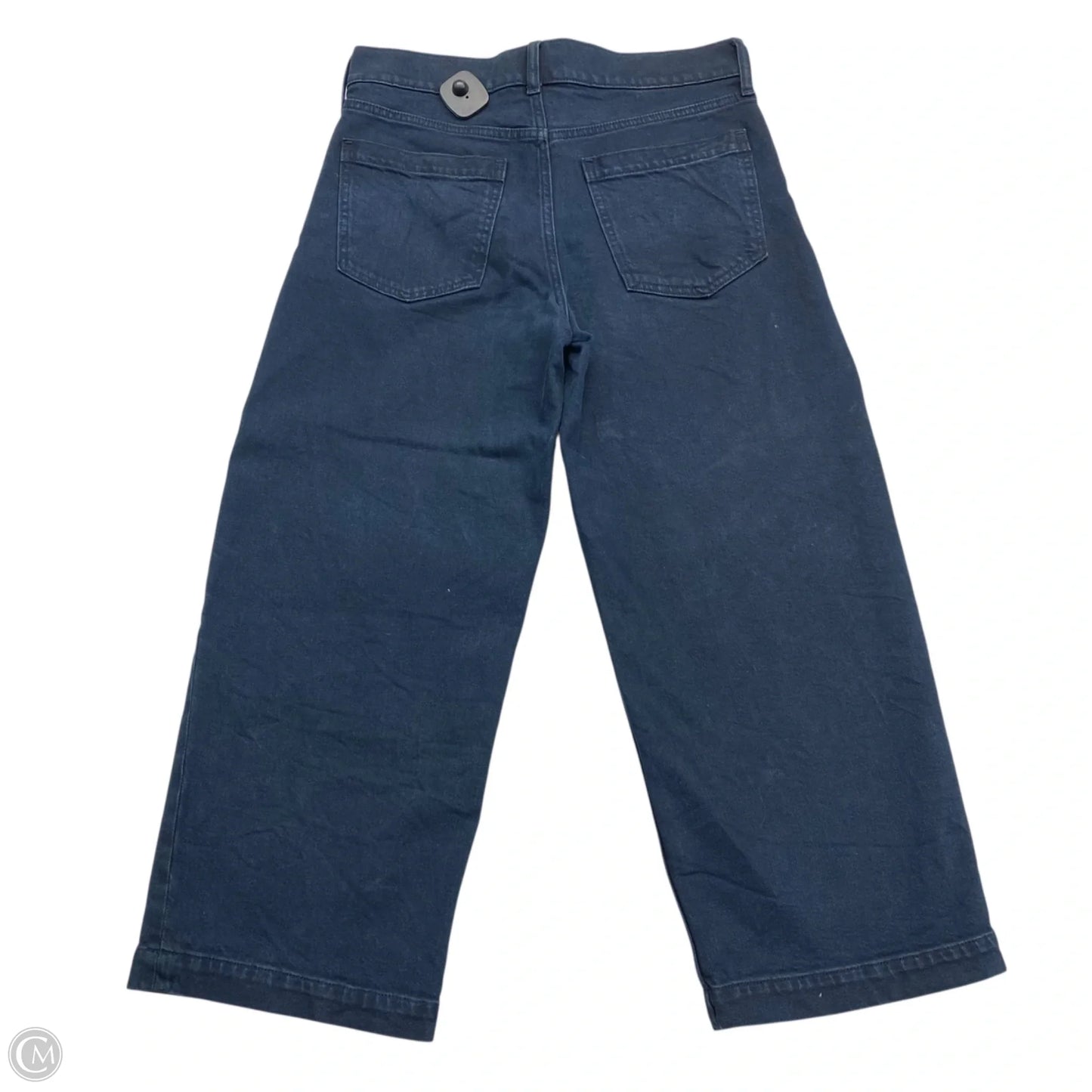 Jeans Wide Leg By Banana Republic In Blue Denim, Size: 8