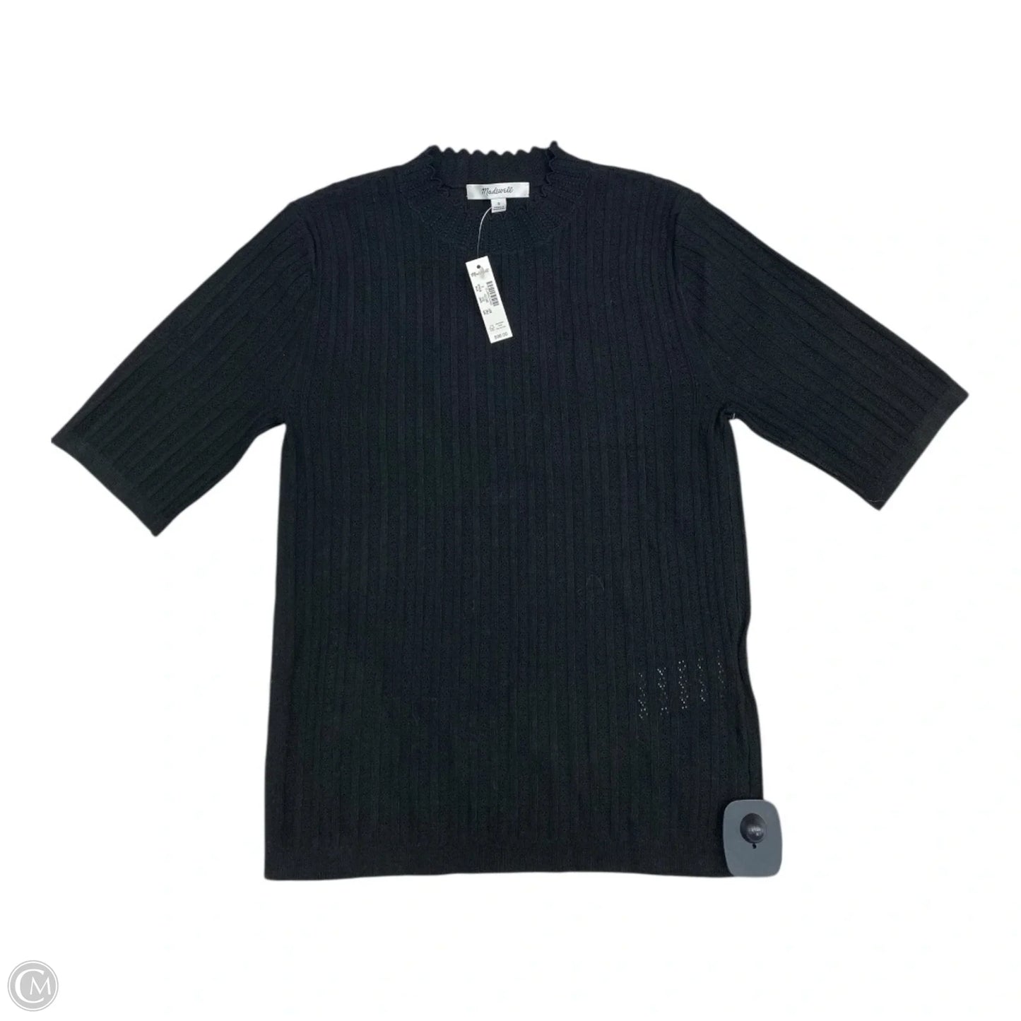 Top Short Sleeve By Madewell In Black, Size: S