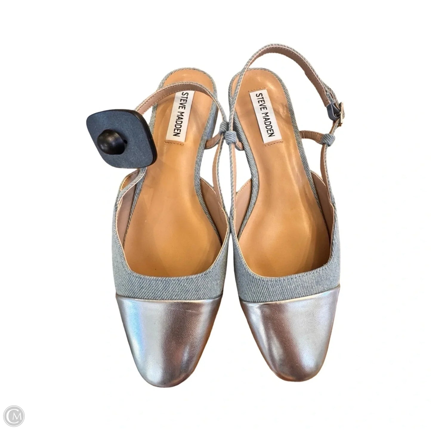 Shoes Flats By Steve Madden In Blue Denim, Size: 8