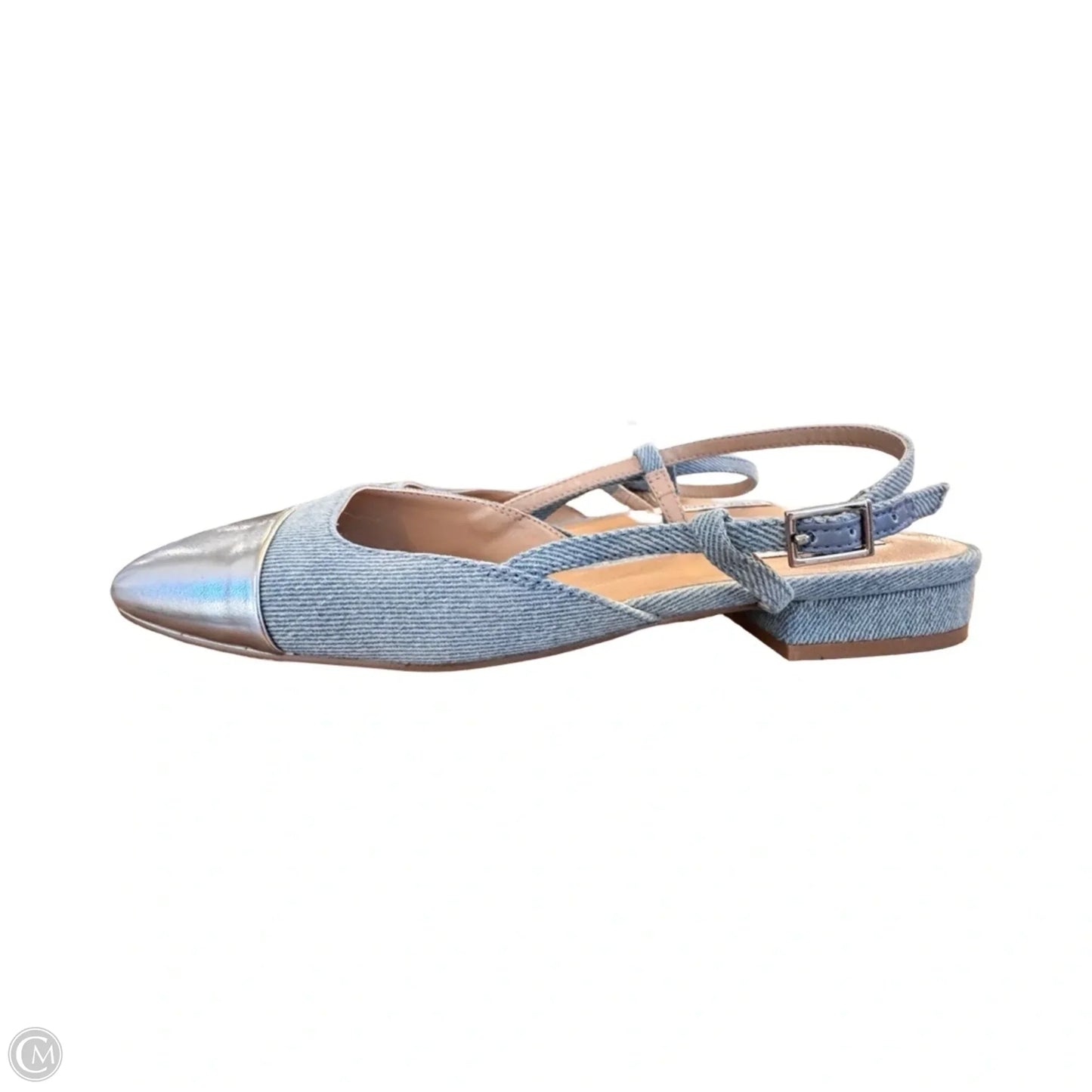 Shoes Flats By Steve Madden In Blue Denim, Size: 8