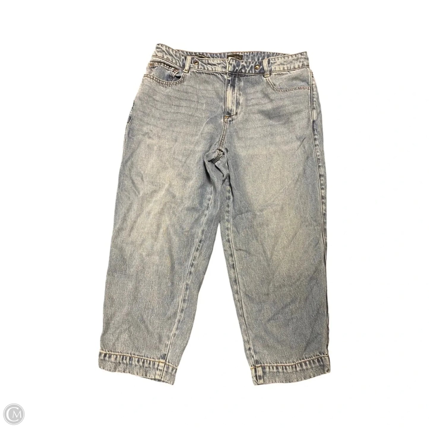 Jeans Cropped By Talbots In Blue Denim, Size: 12p