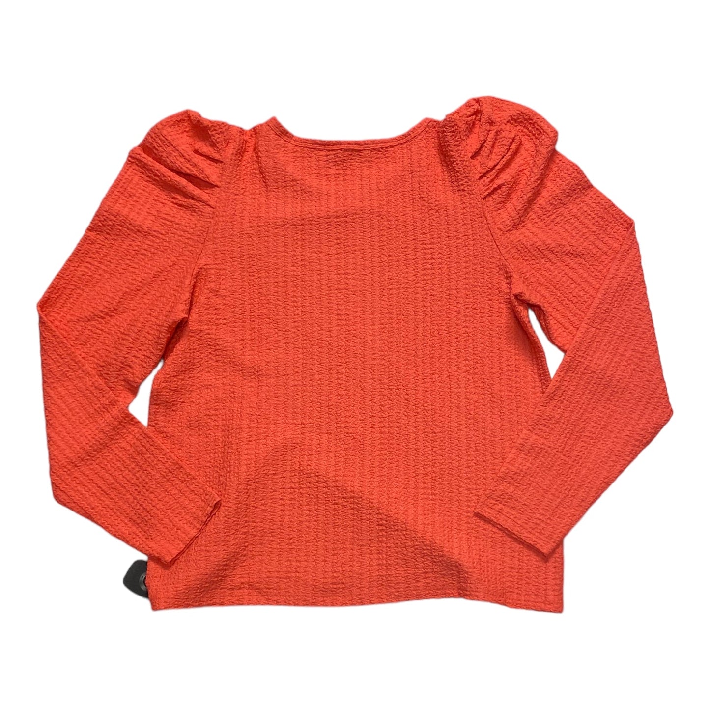 Orange Top Long Sleeve Loft, Size L