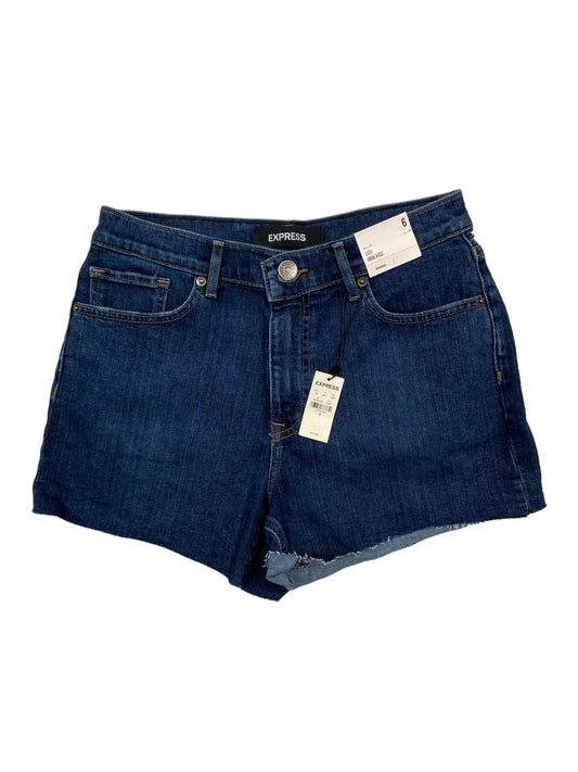 Blue Denim Shorts Express, Size 6