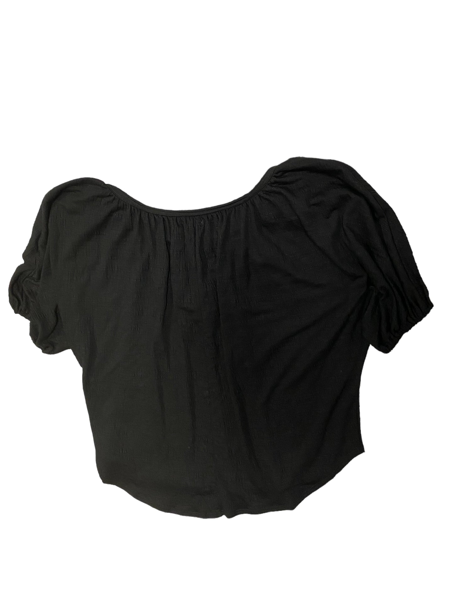 Black Top Short Sleeve Max Studio, Size Xs