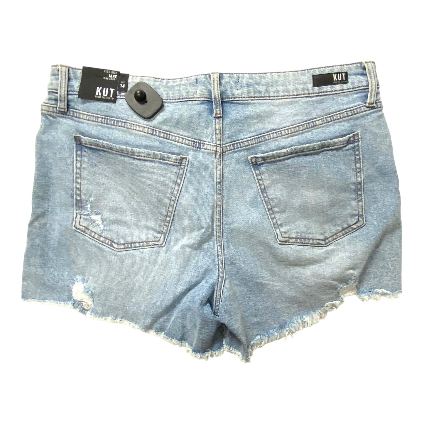 Blue Denim Shorts Kut, Size 14