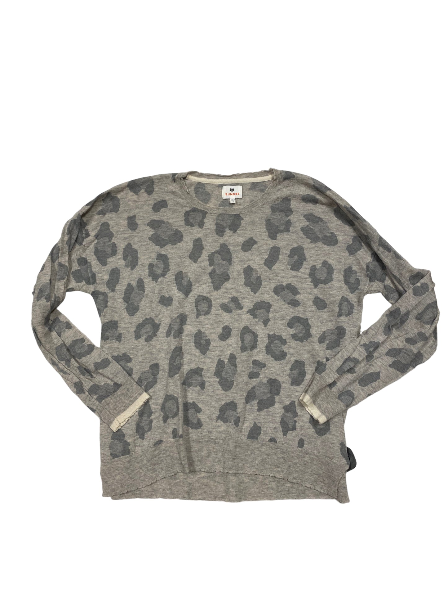 Sweater By Sundry In Animal Print, Size: L