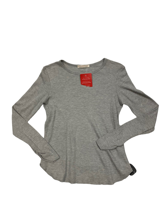 Top Long Sleeve Basic By Peyton Jensen In Grey, Size: M