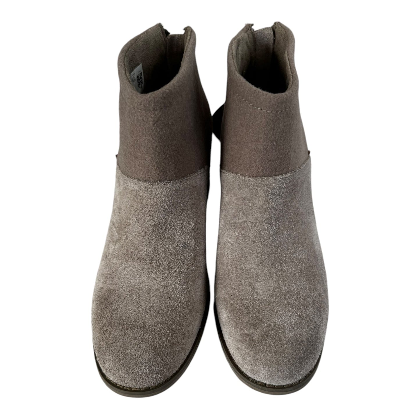 Boots Ankle Heels By Toms In Grey, Size: 6.5