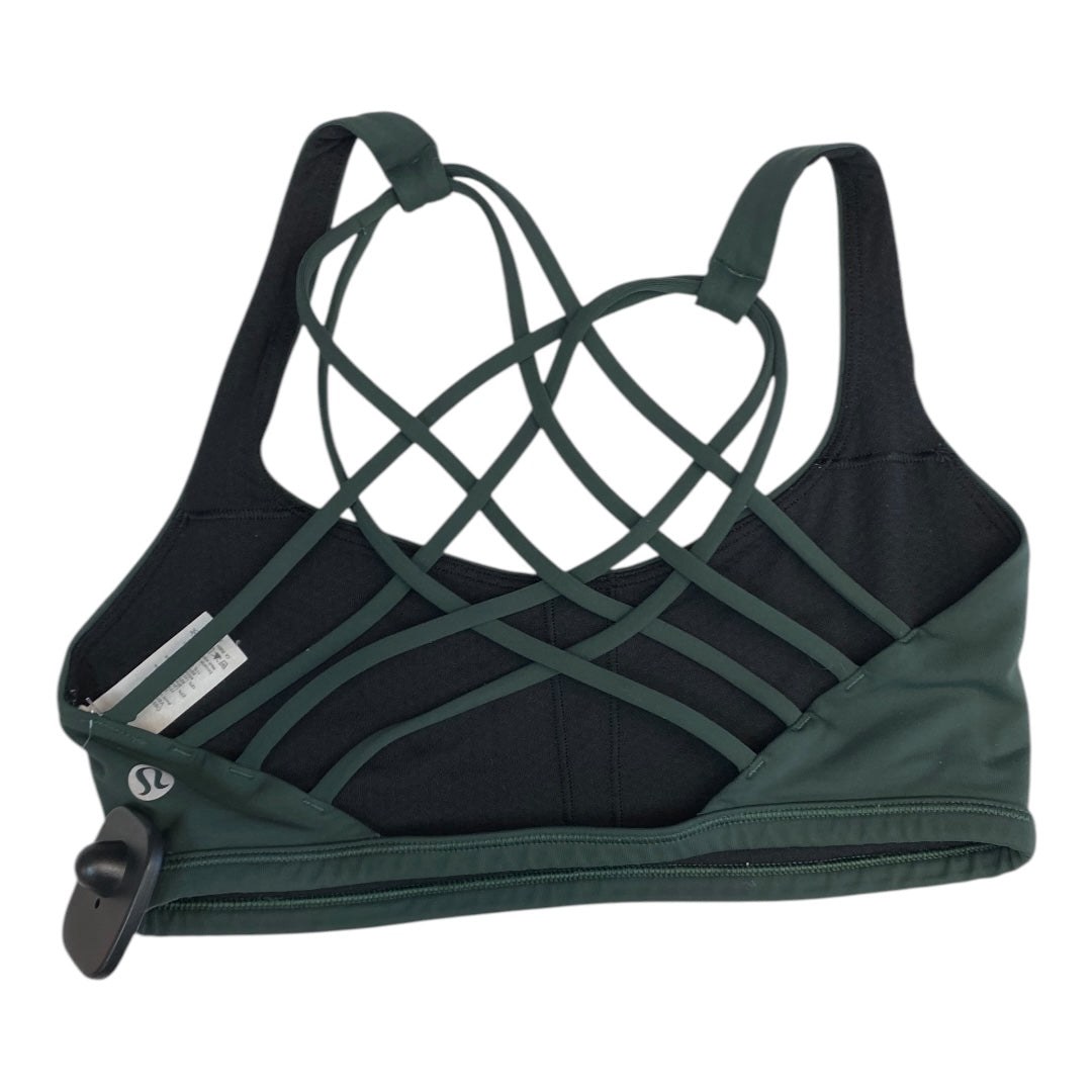 Athletic Bra By Lululemon In Green, Size: 4