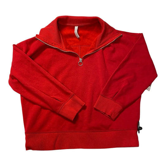 Athletic Top Long Sleeve Crewneck By Athleta In Red, Size: S