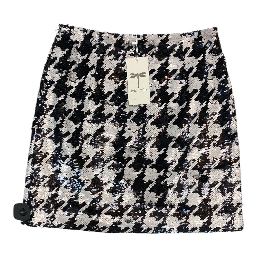 Skirt Mini & Short By TYLER BOE In Black & White, Size: 6