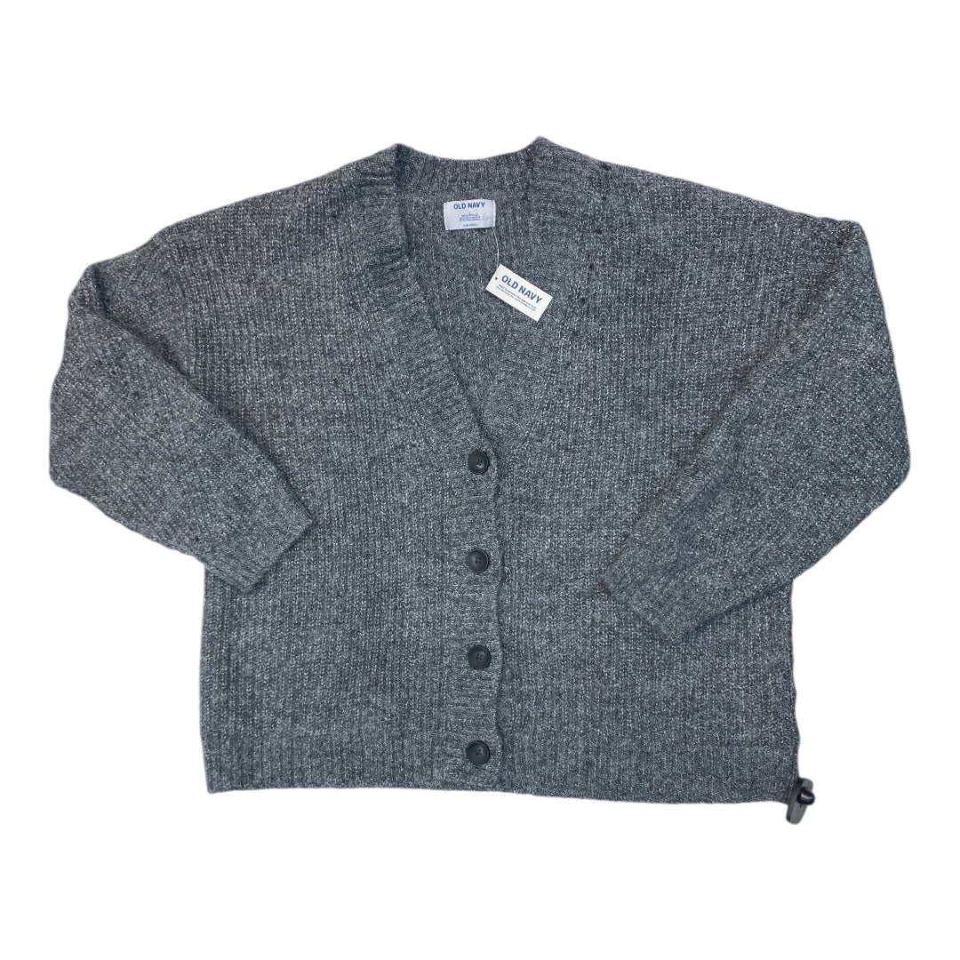 Sweater Cardigan By Old Navy In Grey, Size: L