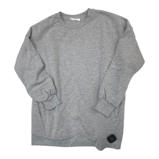 Top Long Sleeve By Zenana Outfitters In Grey, Size: M