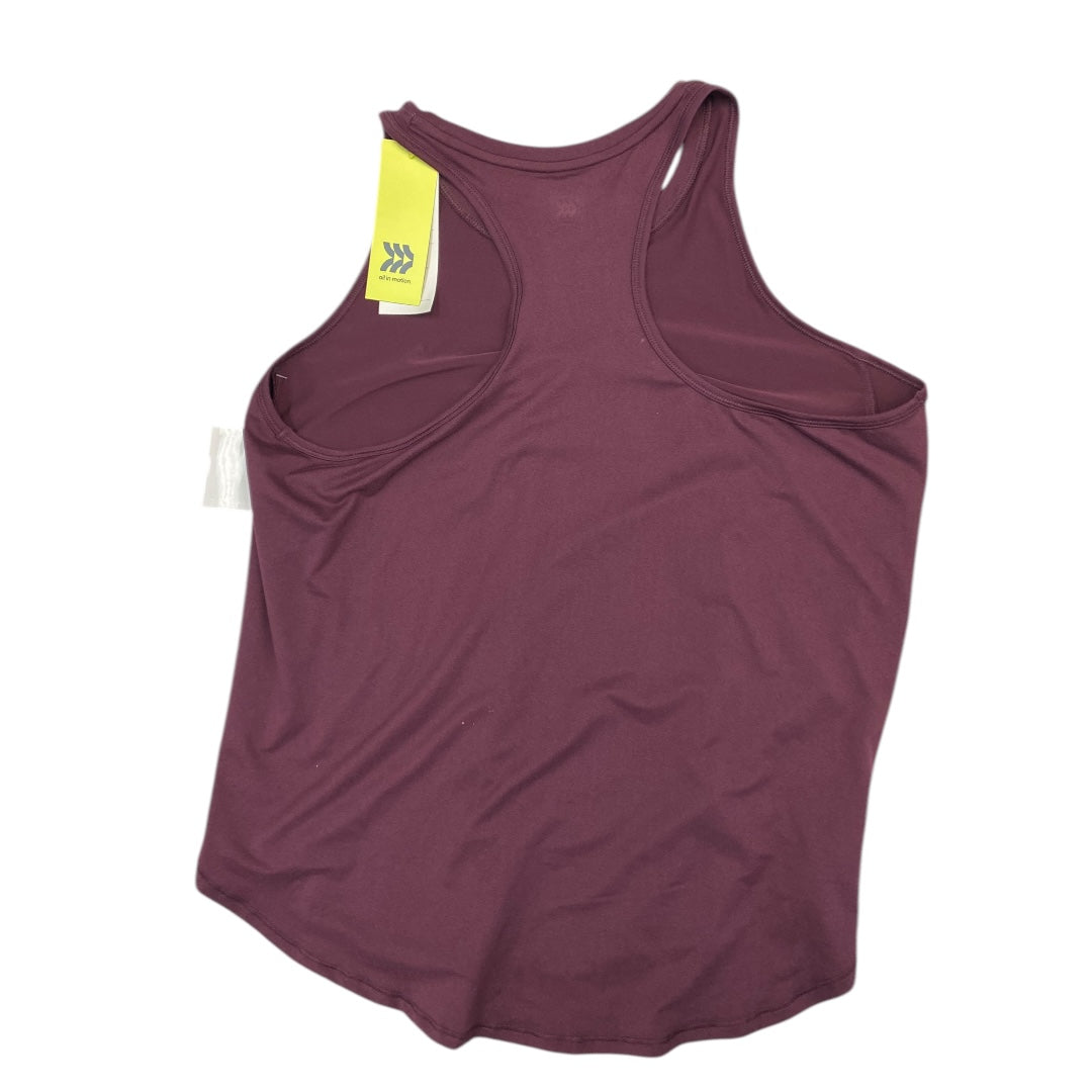 Athletic Tank Top By All In Motion In Purple, Size: L