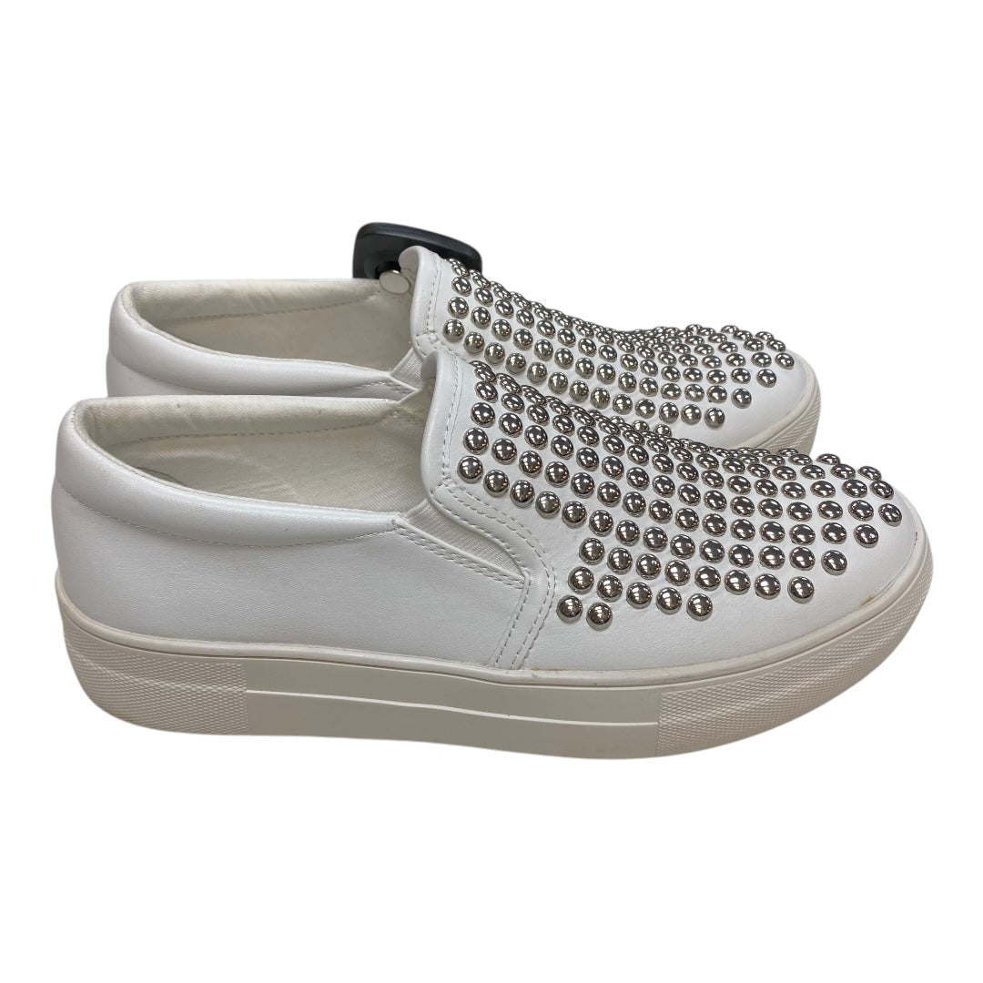 Shoes Athletic By Steve Madden In White, Size: 7.5