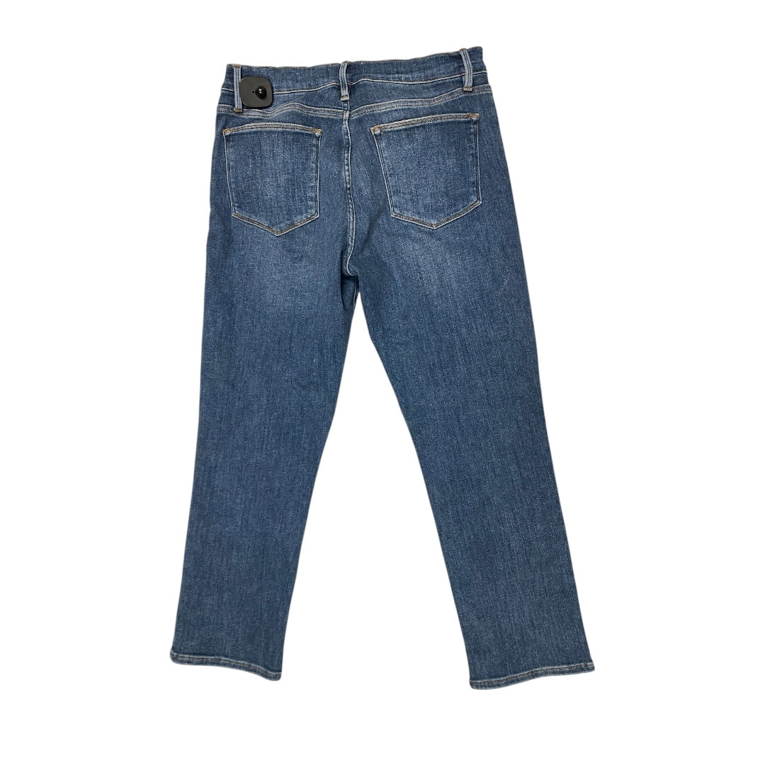 Jeans Flared By Frame In Blue Denim, Size: 12