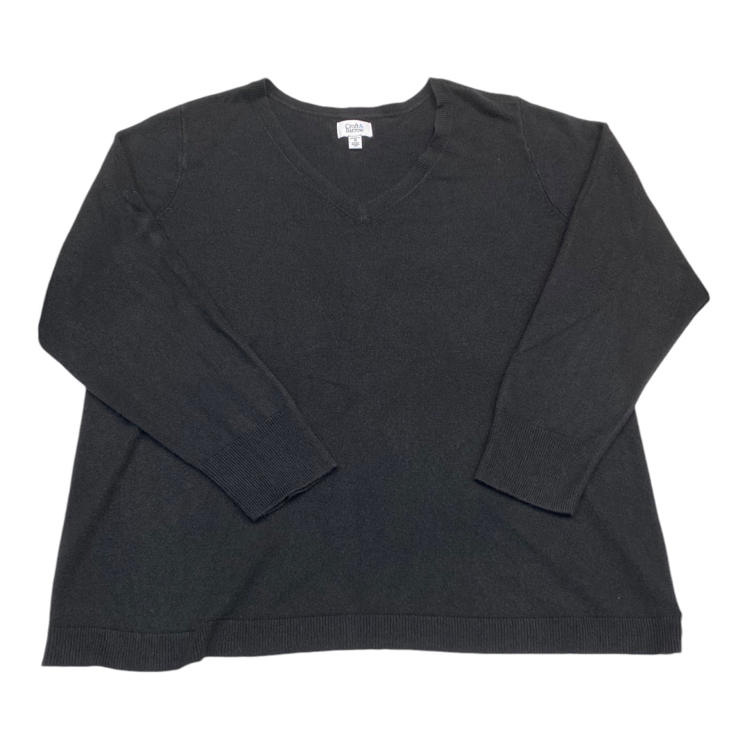 Sweater By Croft And Barrow In Black, Size: 3x