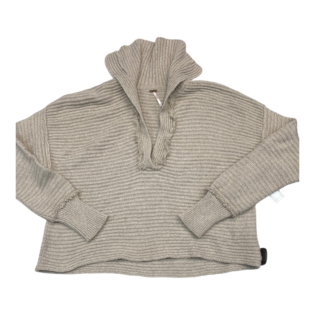 Sweater By Free People In Taupe, Size: S