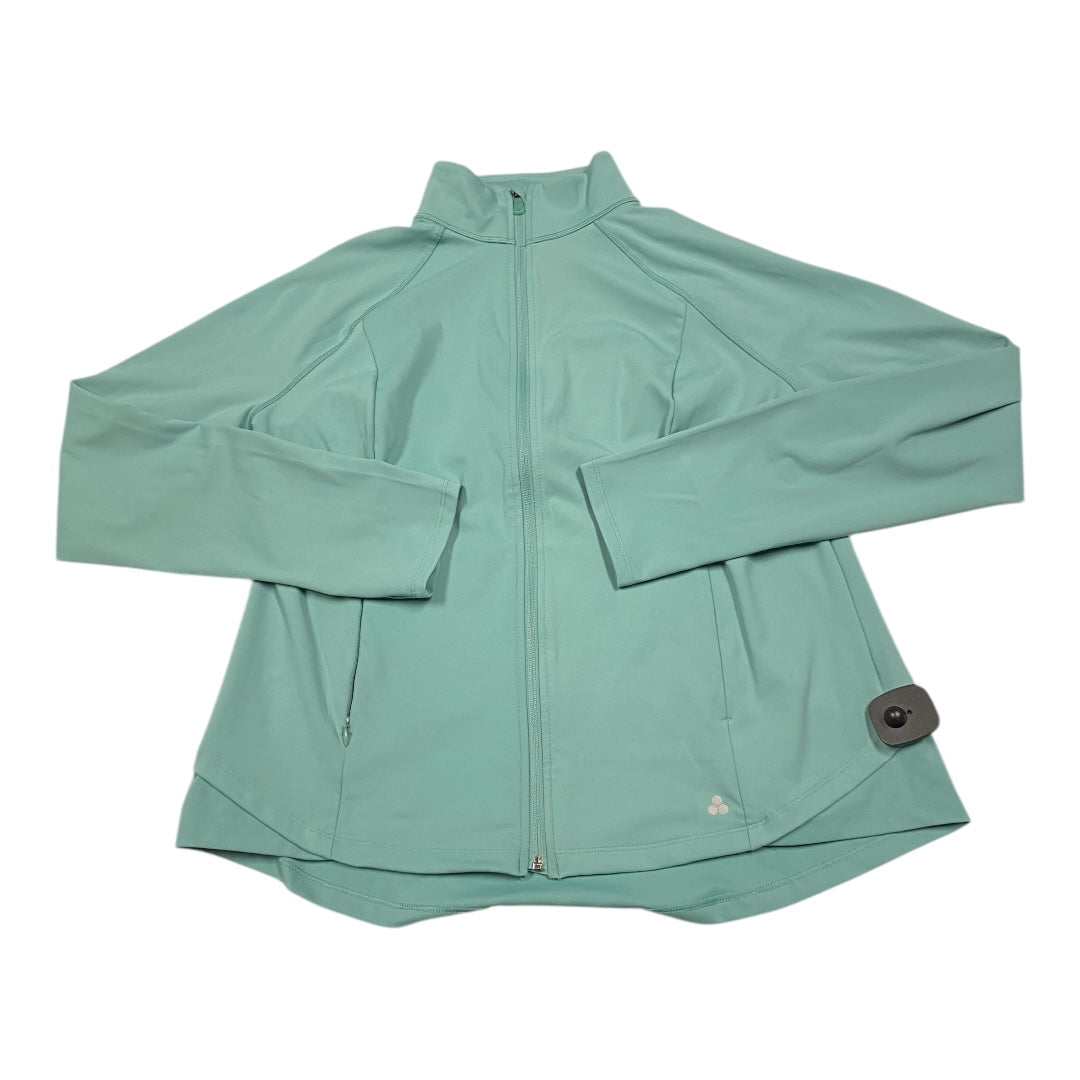 Athletic Jacket By Tek Gear In Green, Size: Xl